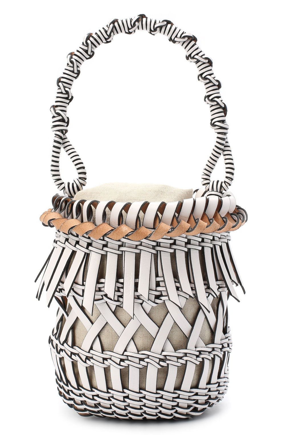 Сумка bucket fringes LOEWE белого цвета по цене 175500 руб., арт. 326.05AC19, фото 1 Сумка bucket fringes LOEWE, арт. 326.05AC19, фото 1