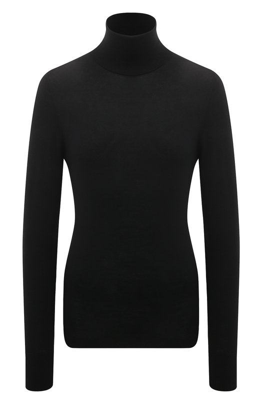 Шерстяная водолазка Allude 245/64010 Чёрный 245/64010