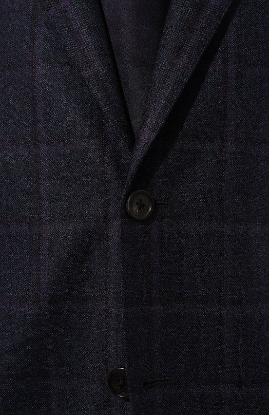 Шерстяной пиджак Corneliani 946008-9416454 Синий  946008-9416454 Фото 7