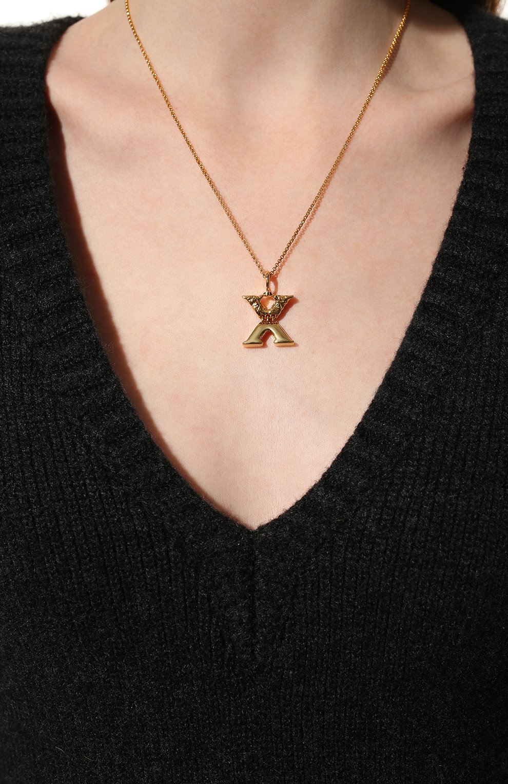 Подвеска на цепочке alphabet x CHLOÉ, арт. CHC20SF02XCB7, фото 2