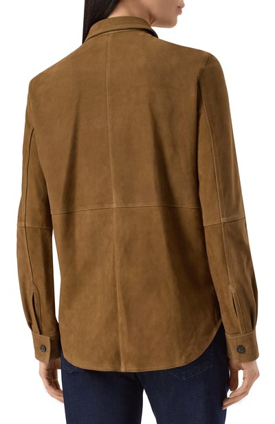 Замшевая куртка-рубашка TOTEME, арт. 242-WRT1768-LE0005, фото 4