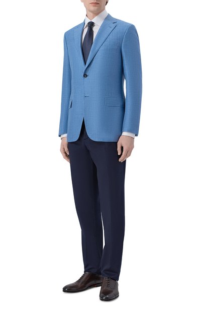 Кожаные оксфорды gentry SANTONI, арт. MCGG19280SA4GLAS, фото 2