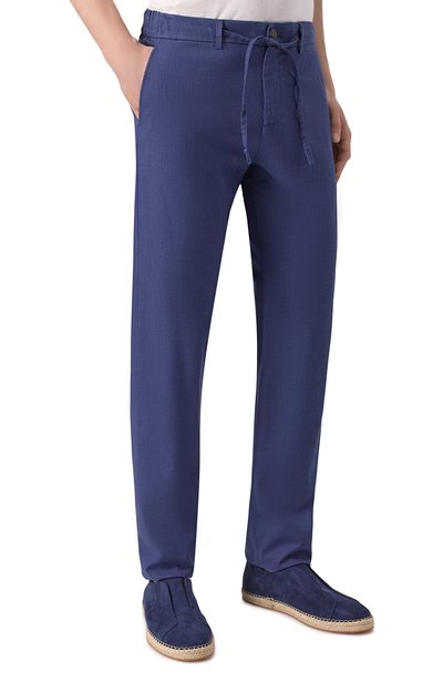 Брюки из лиоцелла и хлопка CANALI, арт. V1659/AV04338, фото 3