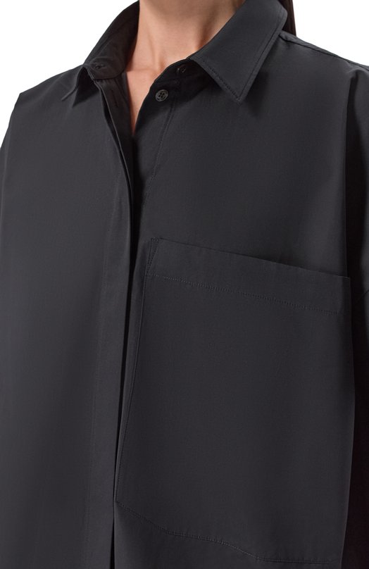 Хлопковая рубашка Co 1703LCSP-C0RE Чёрный  1703LCSP-C0RE Фото 5