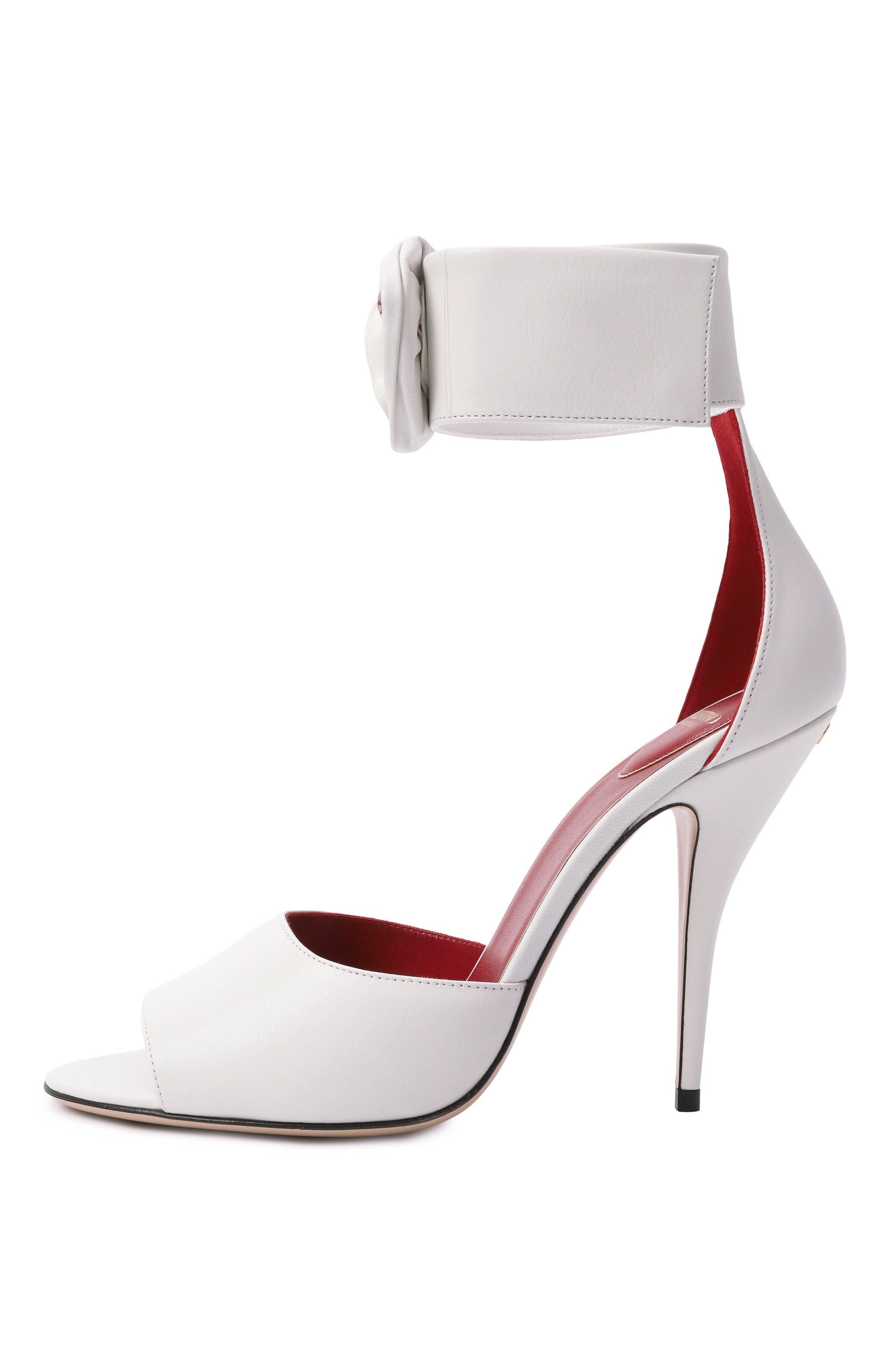 Кожаные босоножки drip rose 105 VALENTINO, арт. 7W0S0MY5/RDW, фото 4