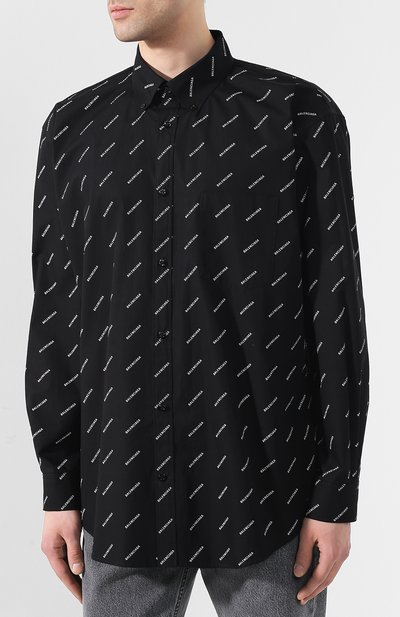 Хлопковая рубашка BALENCIAGA, арт. 534333/TBL96, фото 3