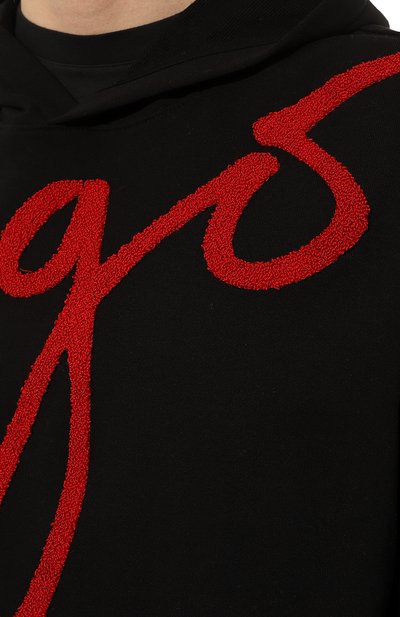 Хлопковое худи HUGO черного цвета по цене 12950 руб., арт. 50482920, фото 5 Хлопковое худи HUGO, арт. 50482920, фото 5