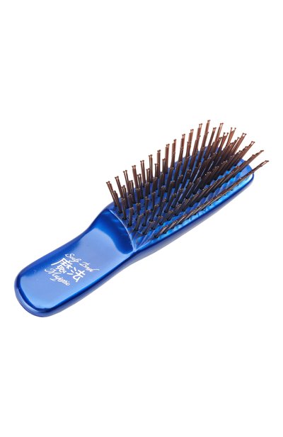 Женская мини-расческа scalp brush 284 зубца, оттенок синий MAJESTIC, арт. 4580197740027