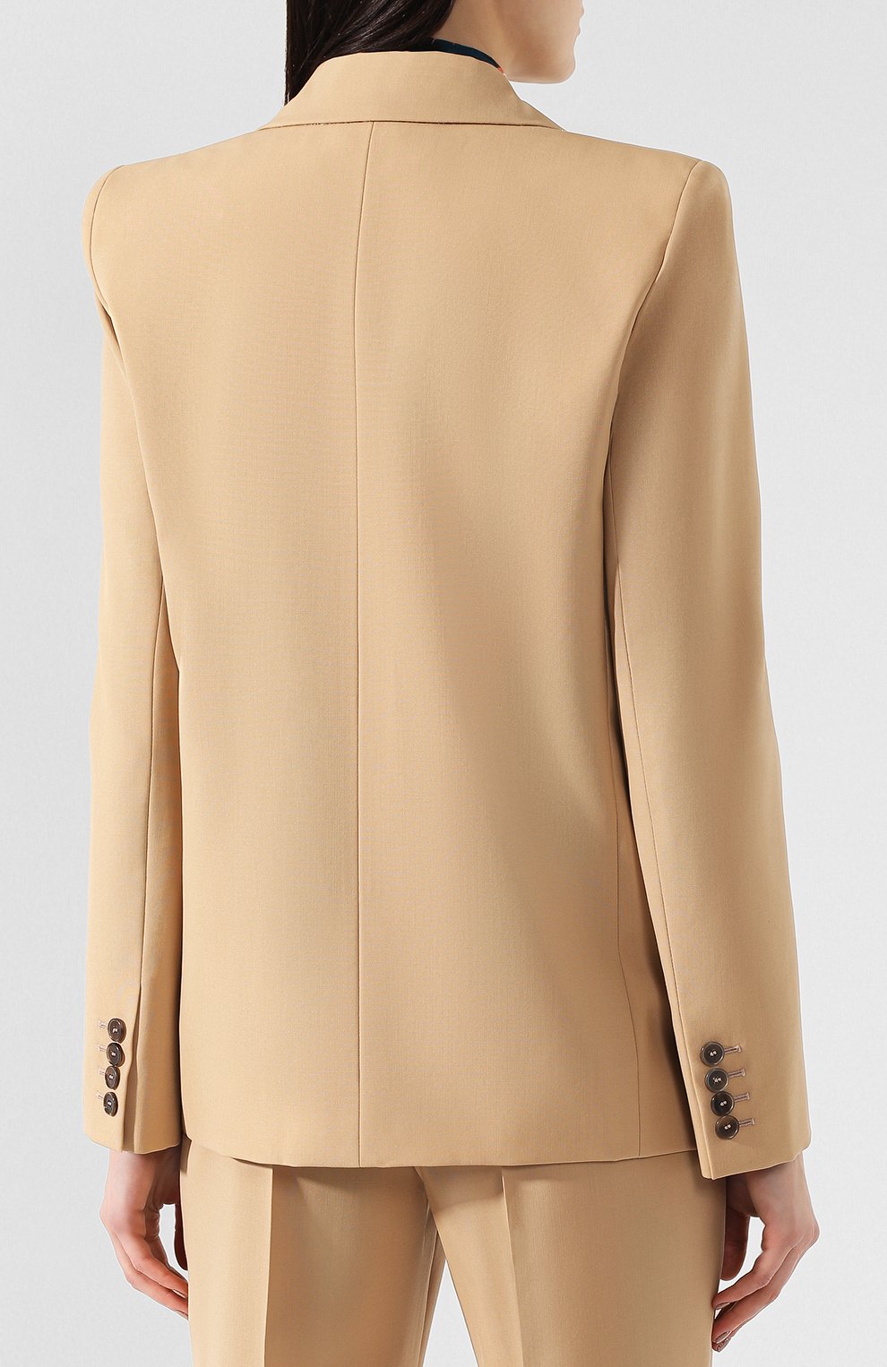 Шерстяной жакет GIVENCHY бежевого цвета по цене 146000 руб., арт. BW306Y11F7, фото 4 Шерстяной жакет GIVENCHY, арт. BW306Y11F7, фото 4