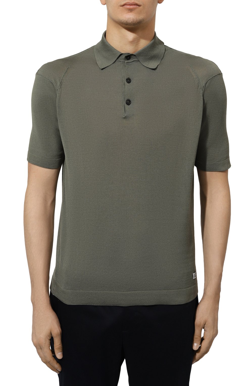 Хлопковое поло C.P. COMPANY, арт. 16CMKN170A110083A, фото 3