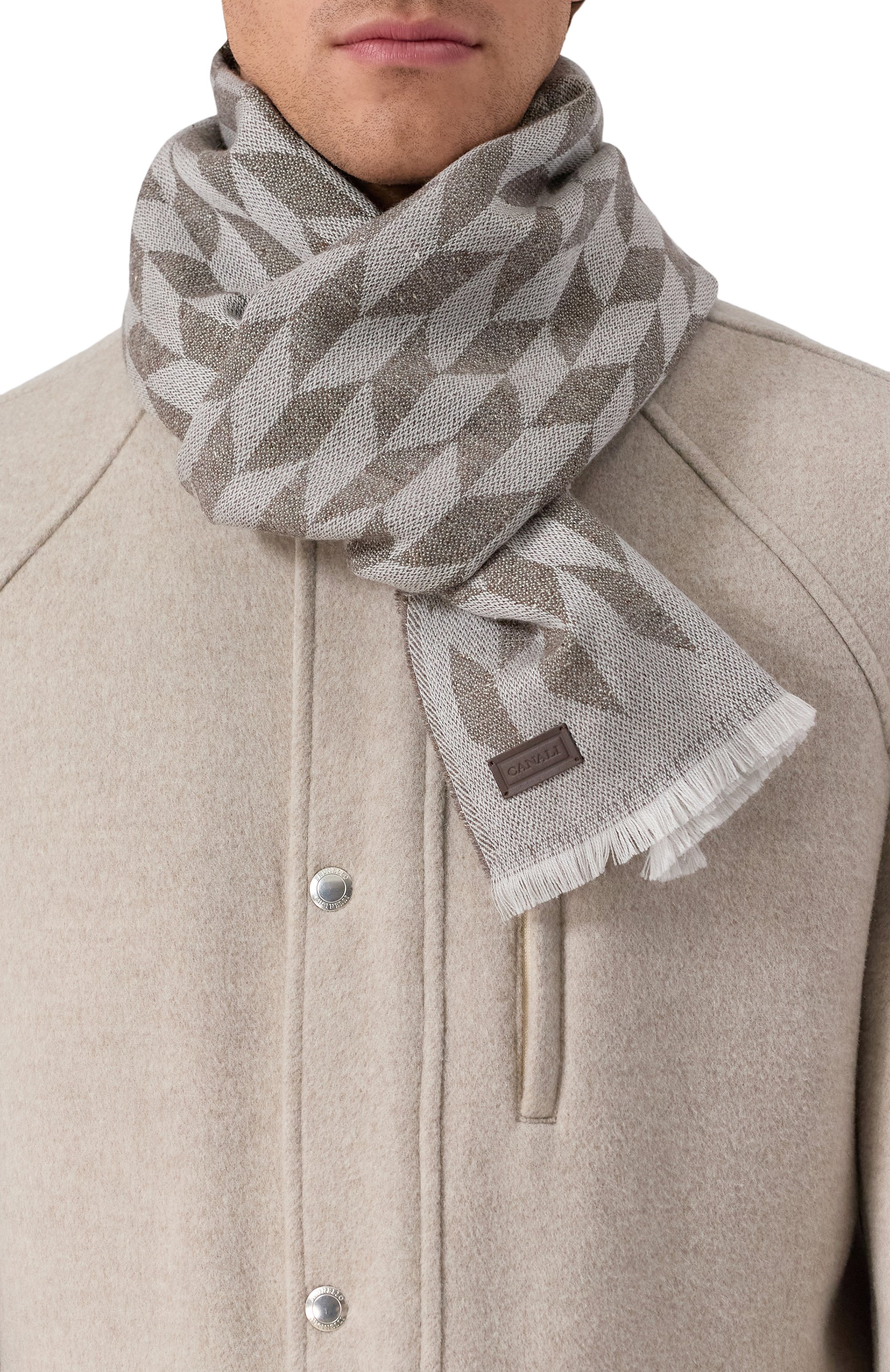 Шерстяной шарф CANALI, арт. 06/TF00325, фото 2