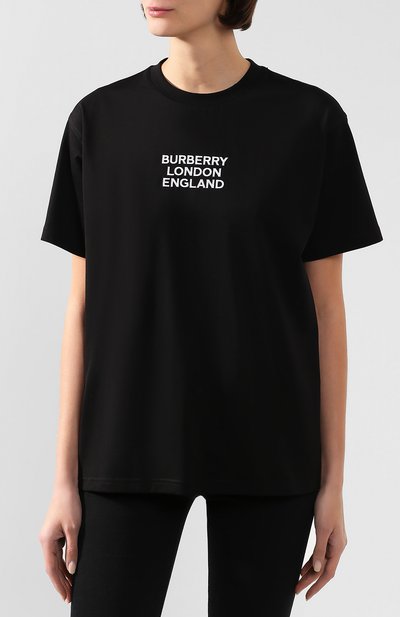 Хлопковая футболка BURBERRY, арт. 8021175, фото 3