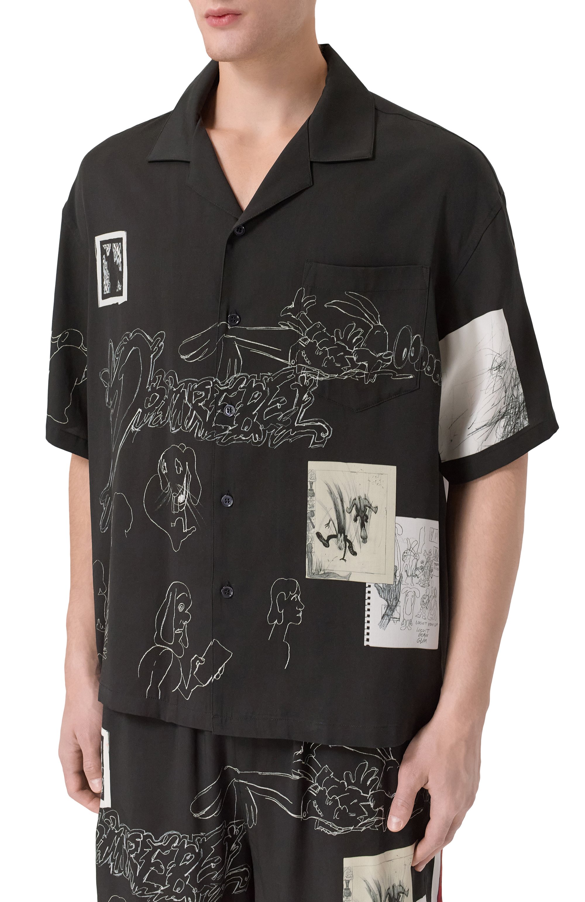 Рубашка из вискозы DOMREBEL, арт. M ASSEMBLAGE, фото 3