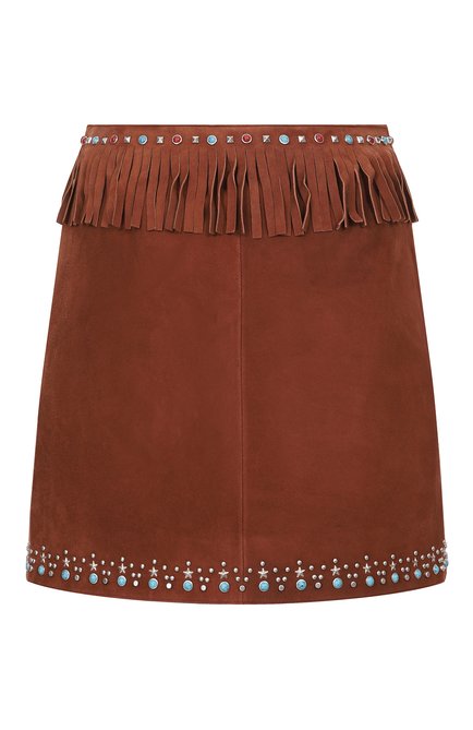 Женская замшевая юбка MIU MIU, арт. MPD514-8A7-F0324