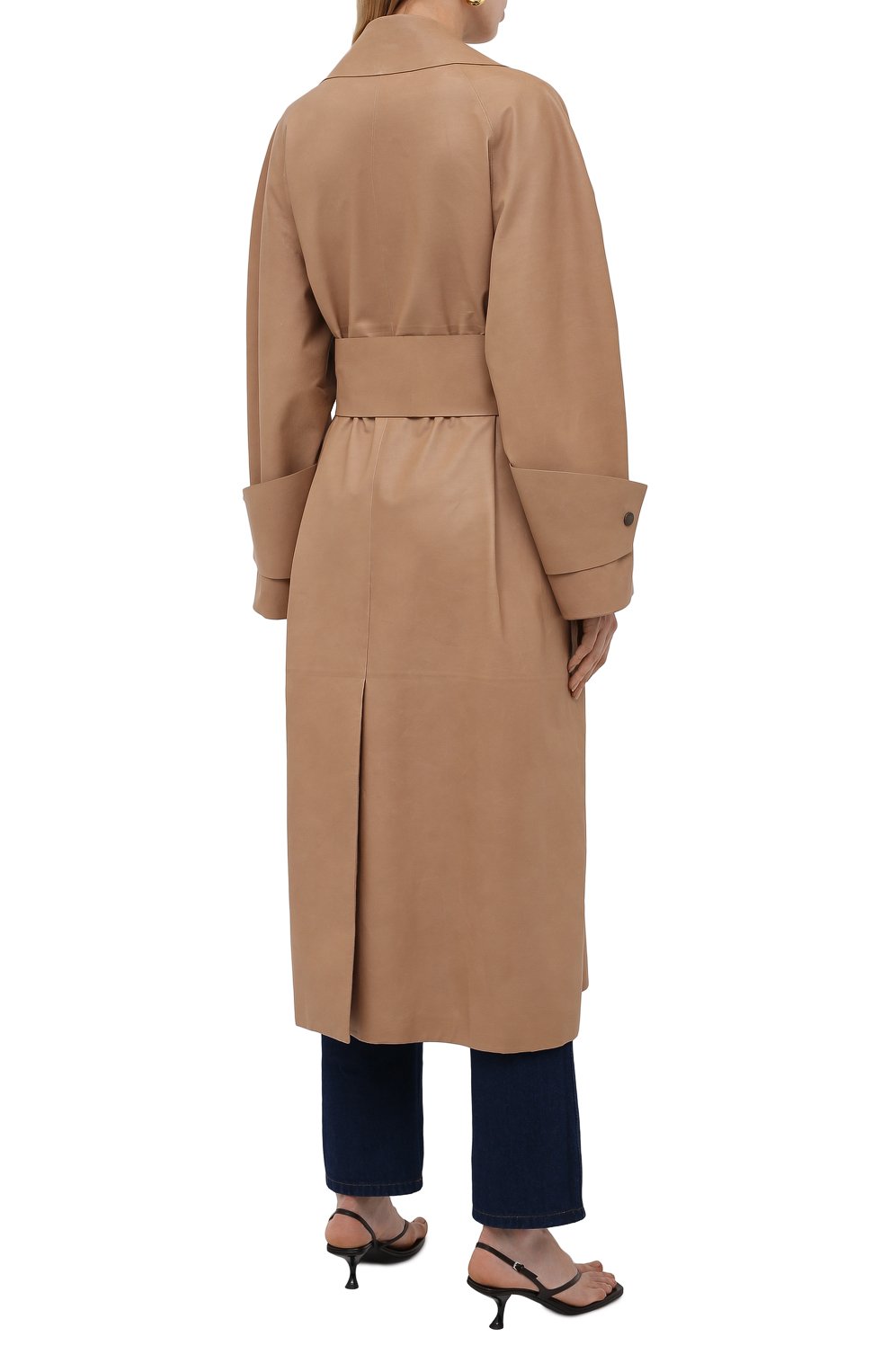 Кожаное пальто THE ROW, арт. 5601L211, фото 4