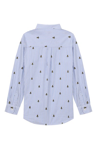 Хлопковая рубашка MC2 SAINT BARTH, арт. STBK MINI BRIGITTE/BRIG003/01921F, фото 2