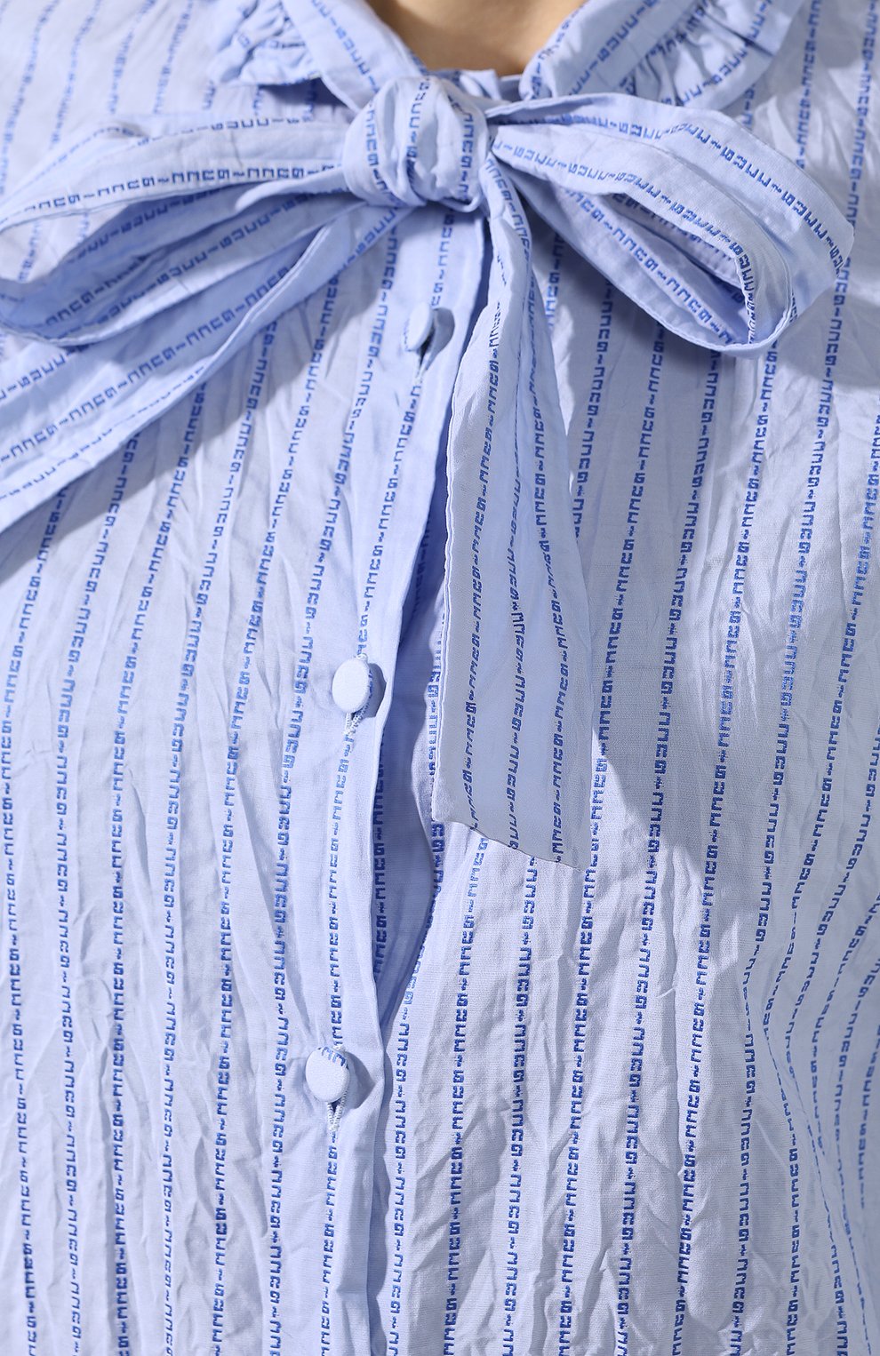 Хлопковая блузка GUCCI, арт. 545402/ZAAER, фото 5