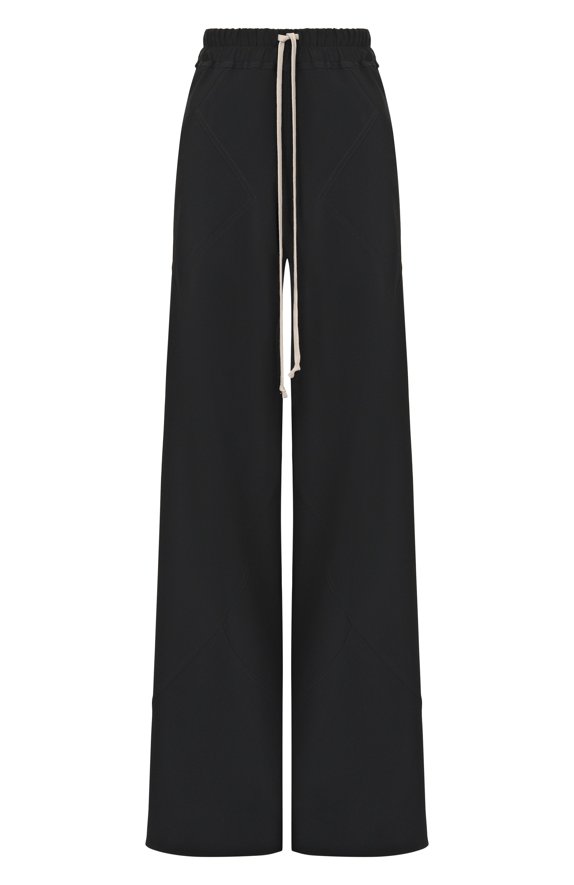 Брюки RICK OWENS черного цвета по цене 98450 руб., арт. RP02F5304/HY, фото 1 Брюки RICK OWENS, арт. RP02F5304/HY, фото 1