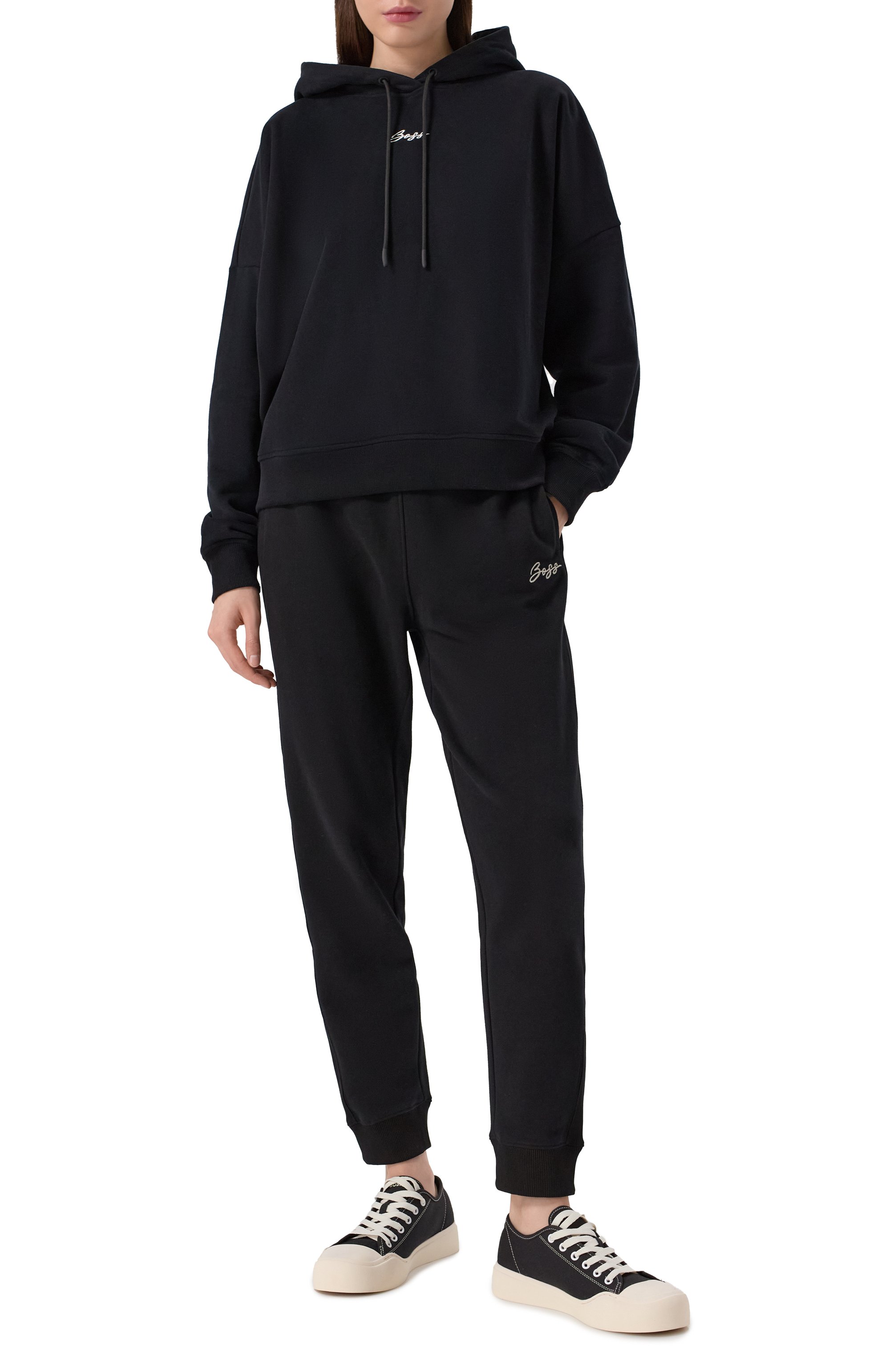 Хлопковое худи BOSS ORANGE, арт. 50547572, фото 2