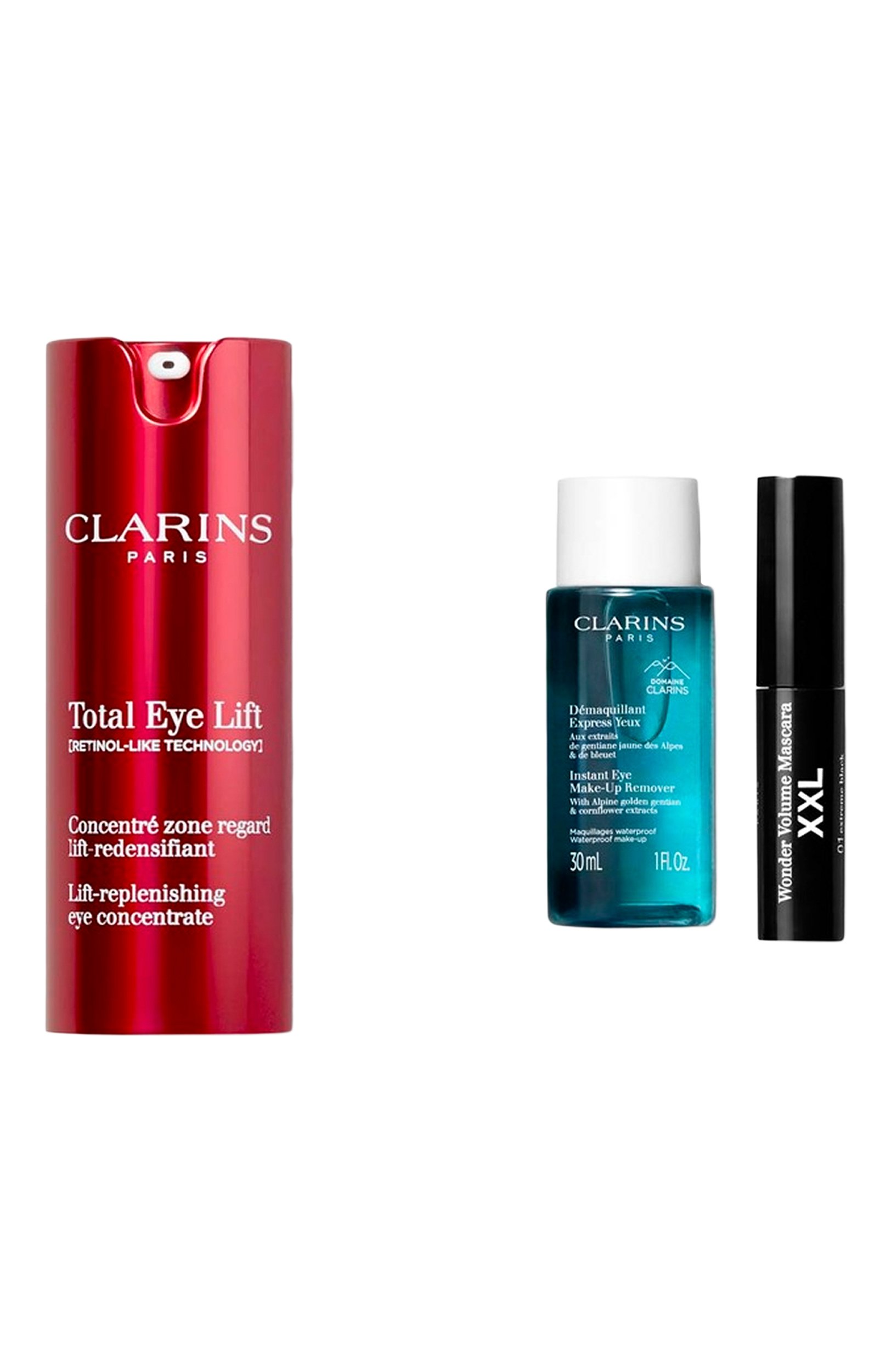 Набор total eye lift (15+30+3ml) CLARINS бесцветного цвета по цене 9950 руб., арт. 80129832, фото 2 Набор total eye lift (15+30+3ml) CLARINS, арт. 80129832, фото 2
