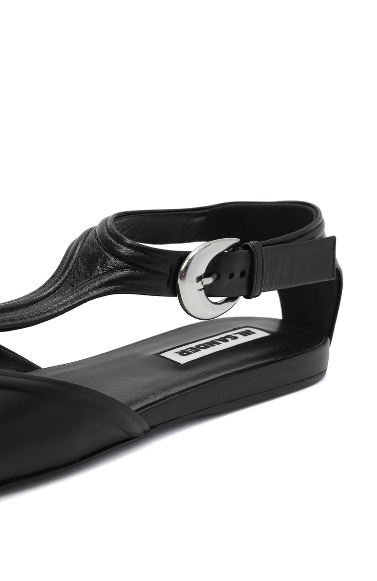Кожаные балетки mary jane JIL SANDER, арт. J16WP0131-P8226, фото 1