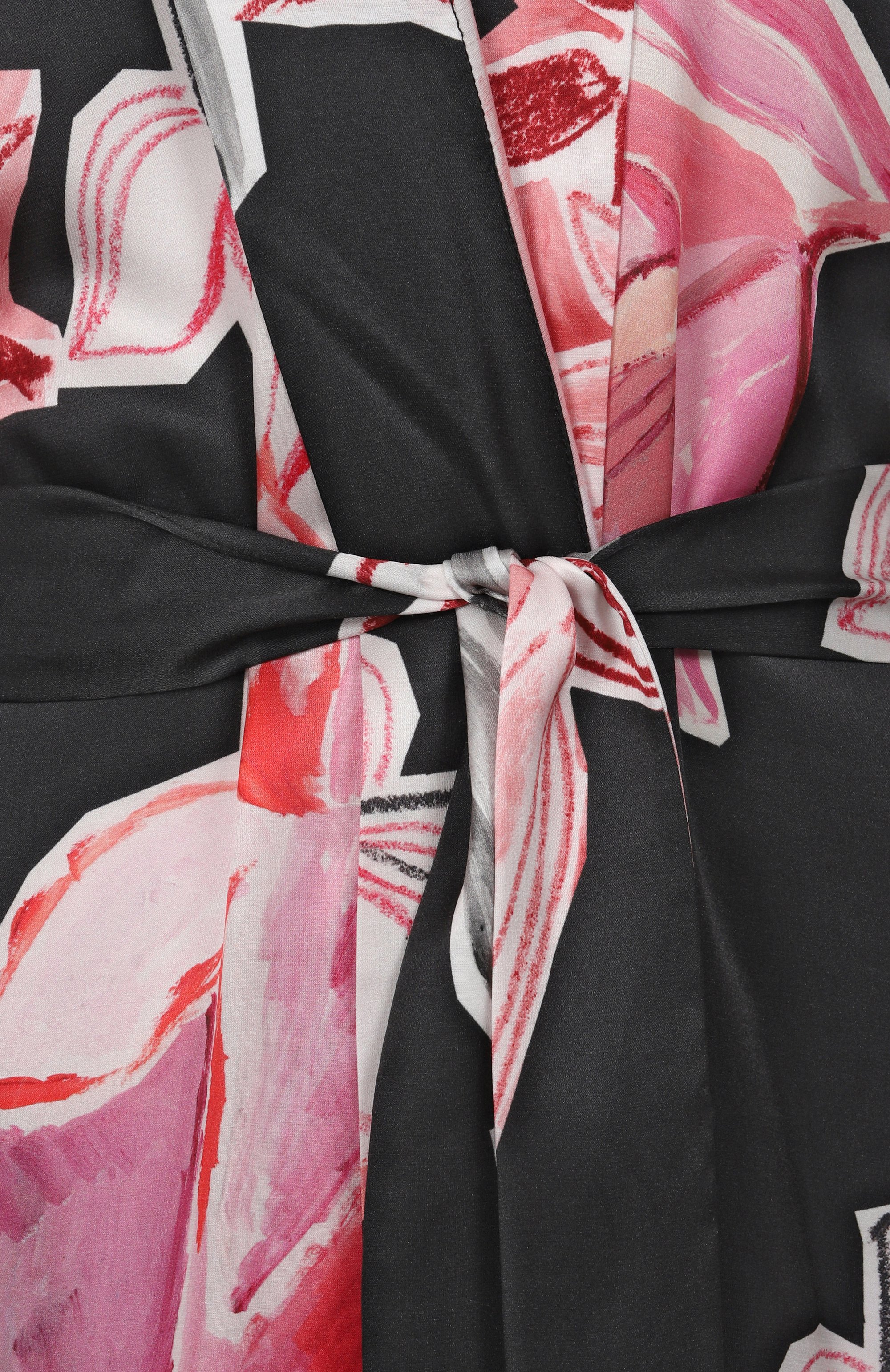 Халат из хлопка и шелка ANY WOWZERS черного цвета по цене 35000 руб., арт. ROBE01-MAXI-LILBLC., фото 6 Халат из хлопка и шелка ANY WOWZERS, арт. ROBE01-MAXI-LILBLC., фото 6