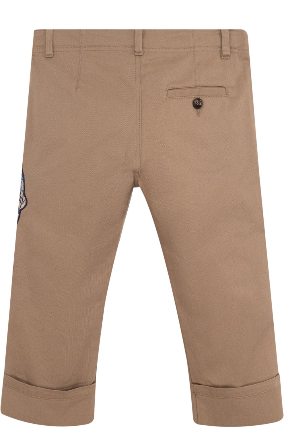 Хлопковые брюки с аппликациями GUCCI, арт. 499974/XBC99, фото 2