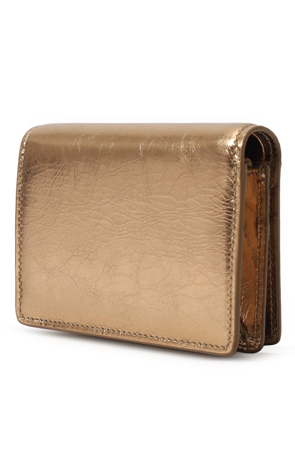 Кожаное портмоне DOLCE & GABBANA золотого цвета по цене 47900 руб., арт. BI1211/A0855, фото 2 Кожаное портмоне DOLCE & GABBANA, арт. BI1211/A0855, фото 2