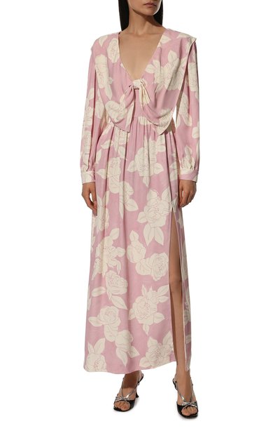 Платье из вискозы MIU MIU, арт. MF4034-1YD6-F0442, фото 3