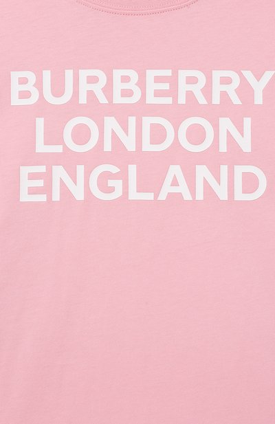 Хлопковая футболка BURBERRY, арт. 8028810, фото 3