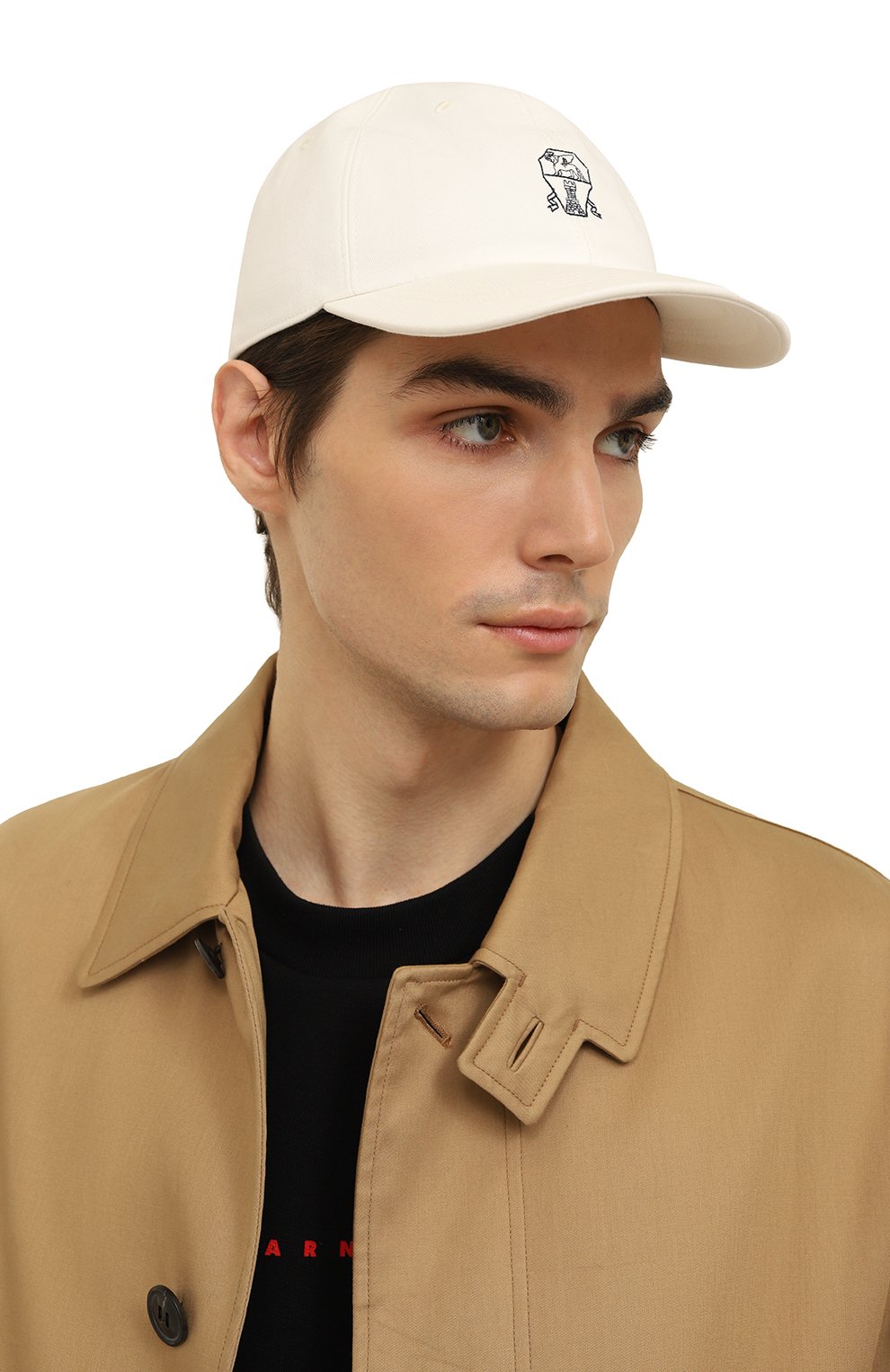 Хлопковая бейсболка BRUNELLO CUCINELLI, арт. M252W9938P, фото 2