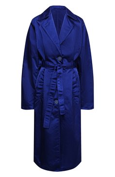 Женский плащ DRIES VAN NOTEN голубого цвета, арт. 211-10240-2171 | Фото 1 (Рукава: Длинные; Региональные ограничения белый список (Axapta Mercury): Не проставлено, RU; Материал внешний: Синтетический материал; Материал сплава: Проставлено; Стили: Классический, Кэжуэл; Длина (верхняя одежда): Длинные; Драгоценные камни: Проставлено)