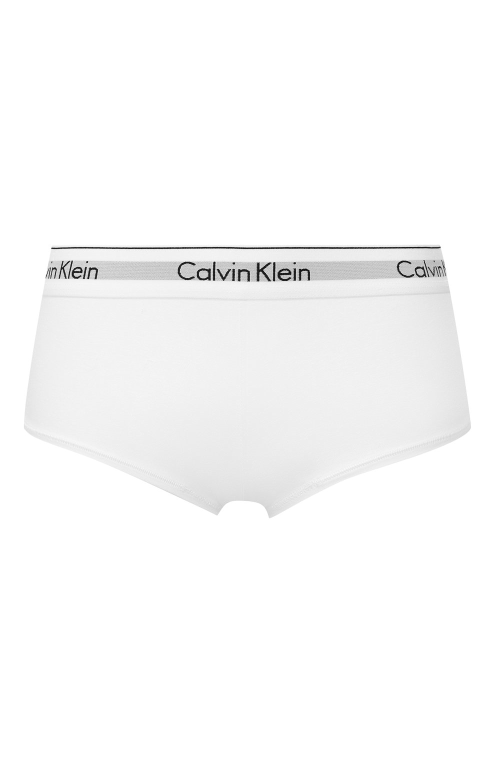 Женские трусы-шорты CALVIN KLEIN белого цвета, арт. F3788E | Фото 1 (Материал внешний: Синтетический материал, Хлопок; Материал сплава: Проставлено; Нос: Не проставлено; Ювелирные украшения: Назначено; Статус проверки: Проверена категория)