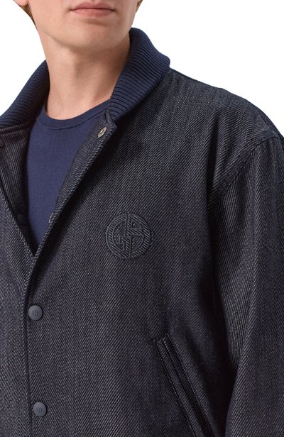 Хлопковый бомбер GIORGIO ARMANI, арт. GM004510/AF28722, фото 5