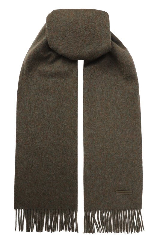 Кашемировый шарф Zegna 26N/Z8L41SA8 Хаки 26N/Z8L41SA8