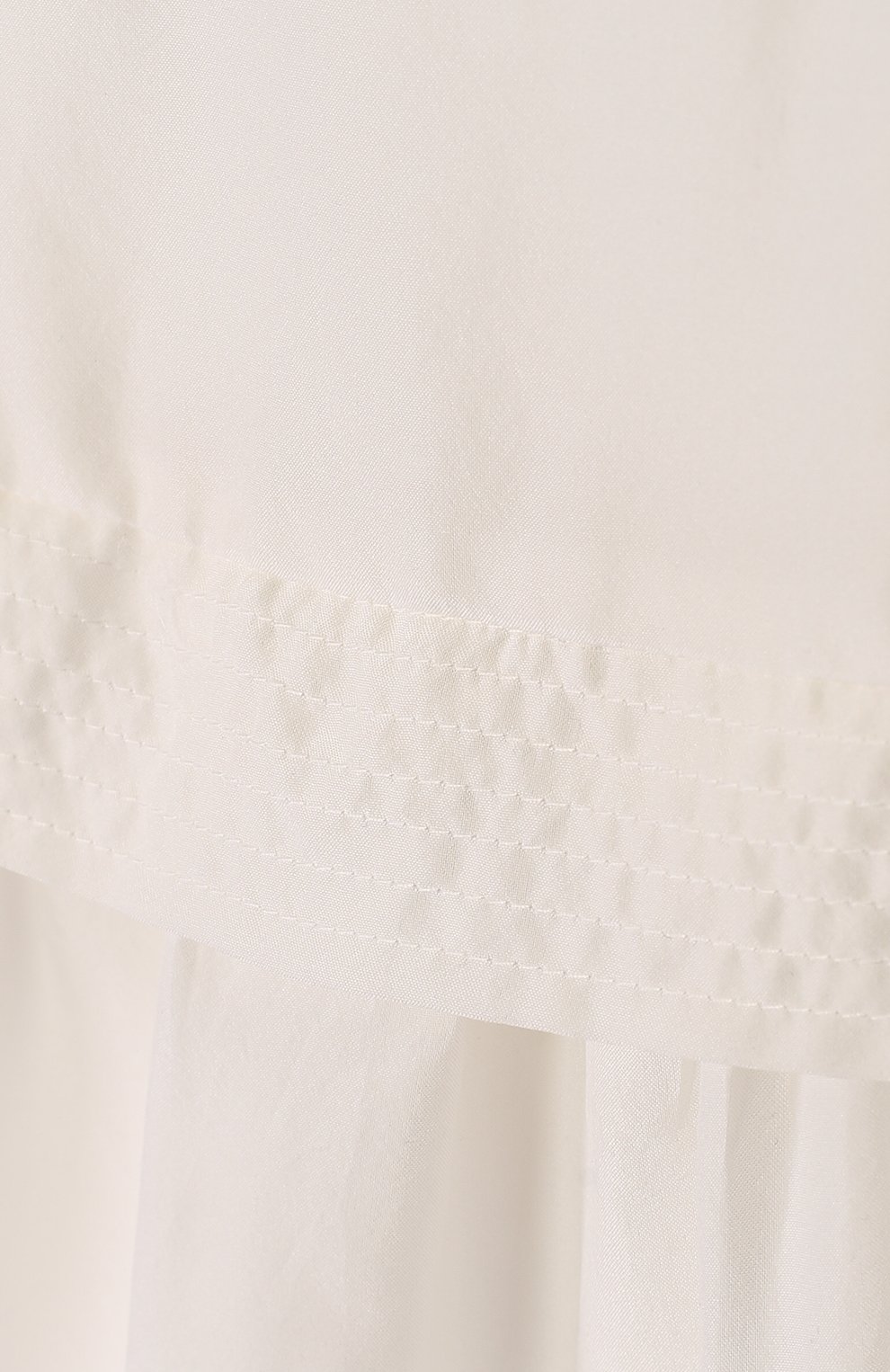 Шелковая блуза свободного кроя с оборкой CHLOÉ, арт. C15684/6A-12A, фото 3