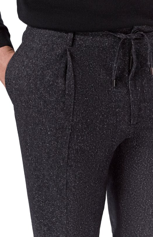 Брюки из шерсти и шелка Stefano Ricci M1T5300022/WKC01R/60 Серый  M1T5300022/WKC01R/60 Фото 5