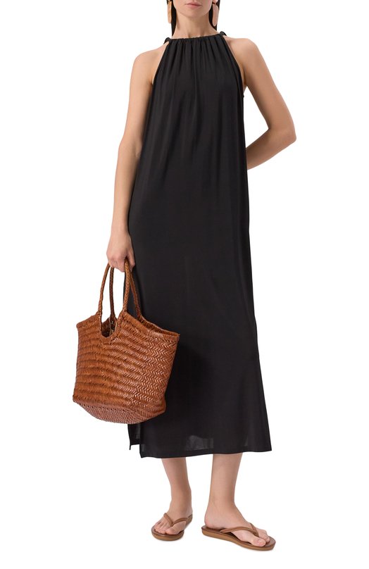 Платье из вискозы Max Mara DIEGO 2516621029 Чёрный  DIEGO 2516621029 Фото 2