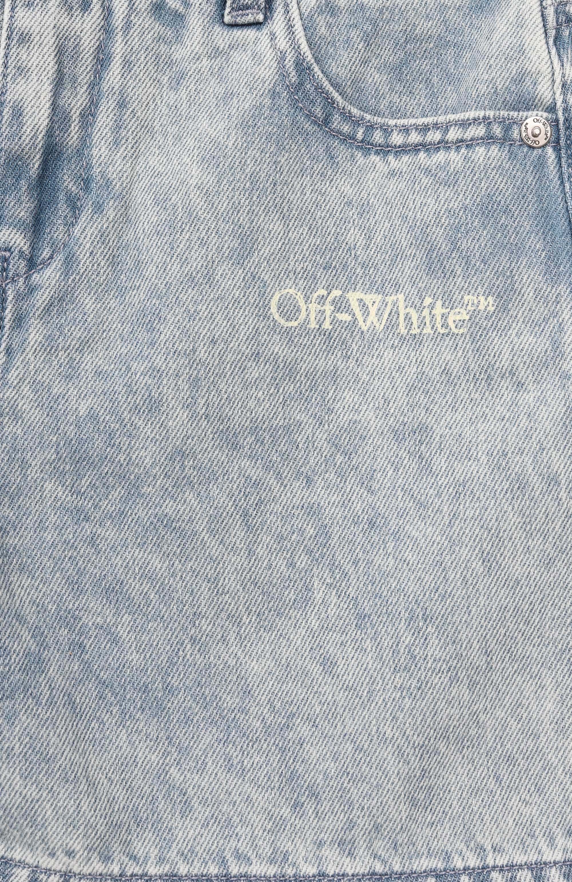 Джинсовые шорты OFF-WHITE, арт. 0GYC004S26DEN001, фото 3
