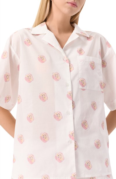 Хлопковая пижама ANY WOWZERS, арт. DMT02S-LEAWHITE, фото 5