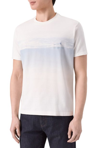 Хлопковая футболка PAUL&SHARK, арт. 26411053, фото 3