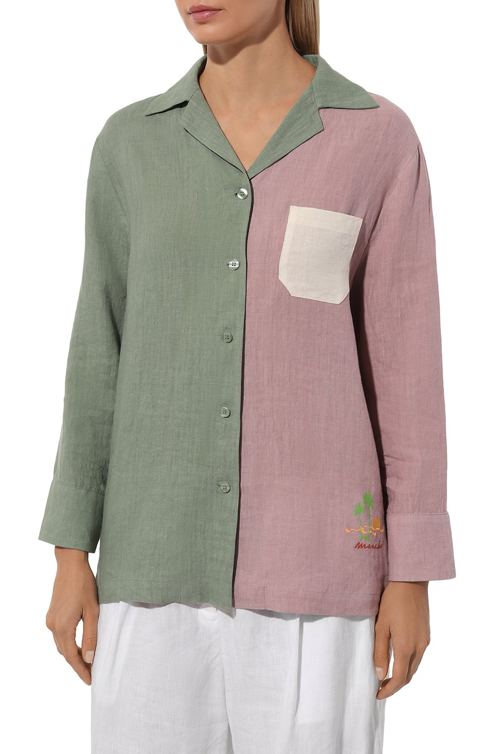 Льняная рубашка MANEBI, арт. A70NA, фото 3