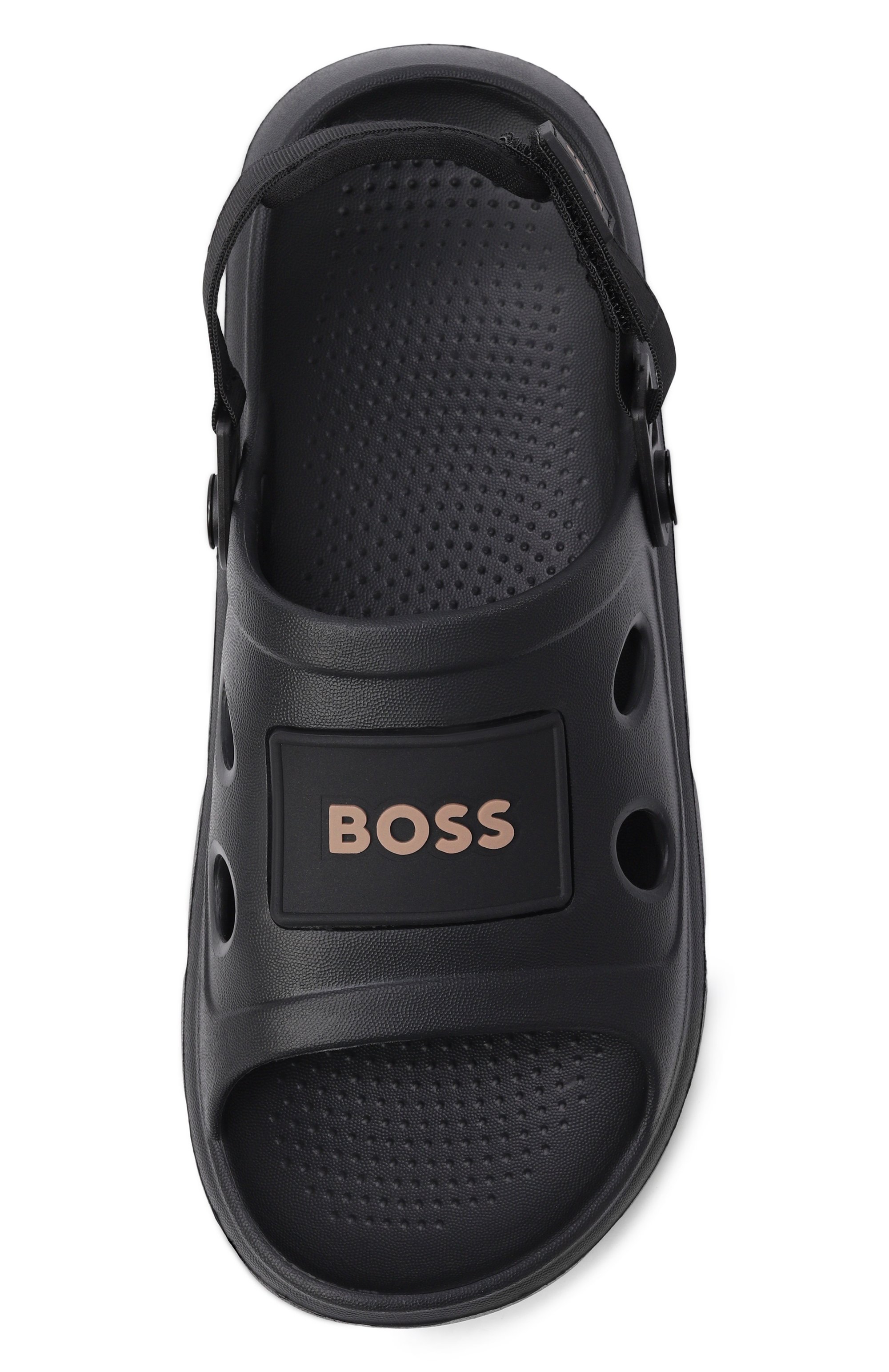 Сандалии BOSS черного цвета по цене 7865 руб., арт. J52813, фото 4 Сандалии BOSS, арт. J52813, фото 4