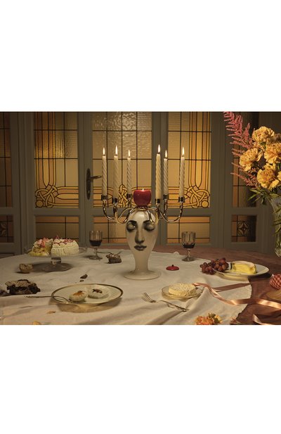 Подсвечник sul tardi peccato originale FORNASETTI белого цвета по цене 267000 руб., арт. FPC044Z-FP, фото 5 Подсвечник sul tardi peccato originale FORNASETTI, арт. FPC044Z-FP, фото 5