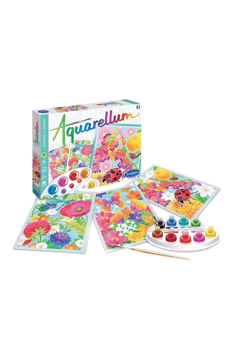 Акварельная раскраска в цветах SENTOSPHERE разноцветного цвета по цене 3340 руб., арт. 6391, фото 1 Акварельная раскраска в цветах SENTOSPHERE, арт. 6391, фото 1