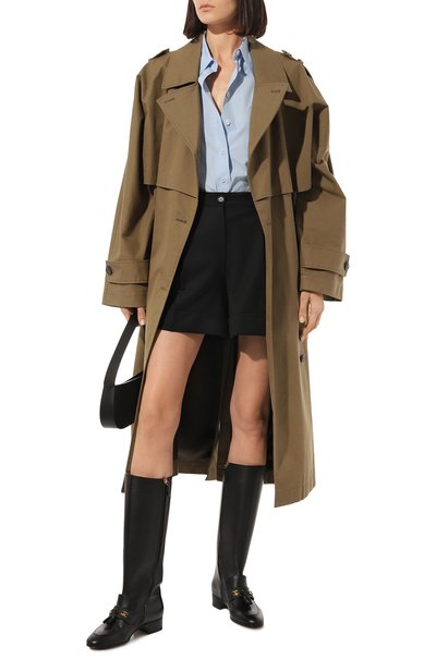 Кожаные сапоги GUCCI, арт. 659636 1W610, фото 2