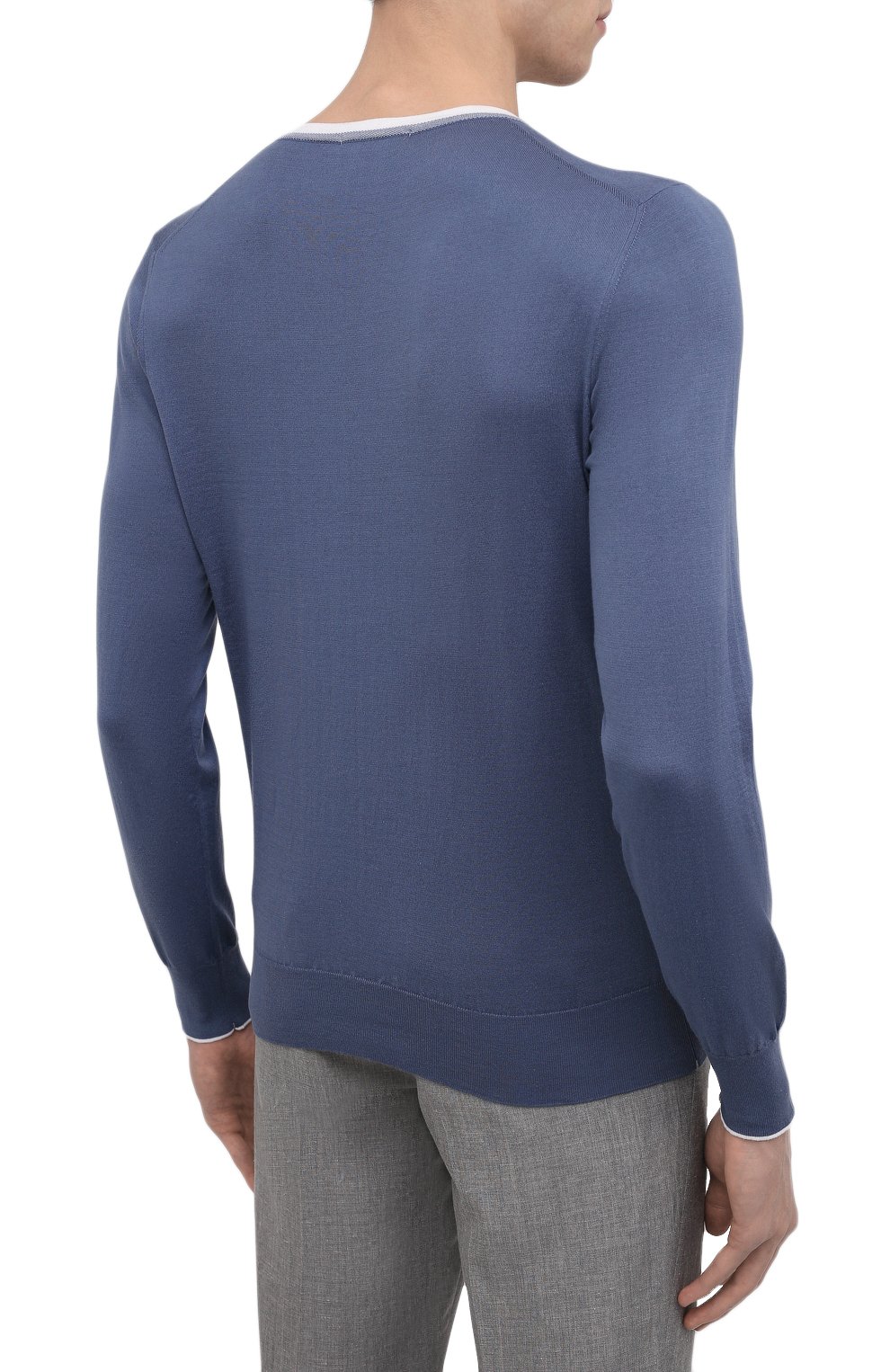 Джемпер из хлопка и кашемира FIORONI, арт. MK22609A3, фото 4