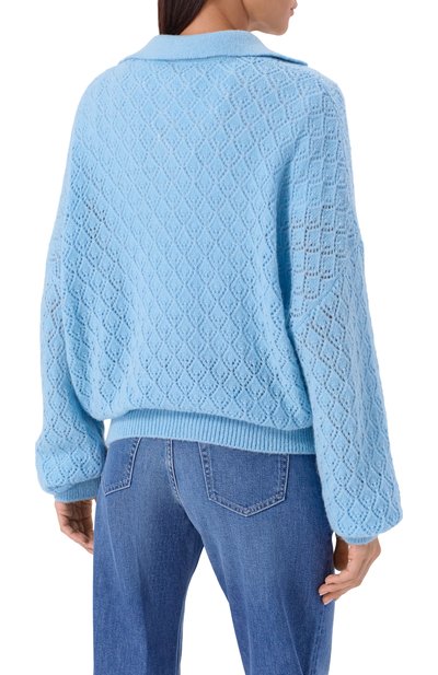 Поло FREEAGE голубого цвета по цене 36080 руб., арт. W26.JM137.2088.401, фото 4 Поло FREEAGE, арт. W26.JM137.2088.401, фото 4