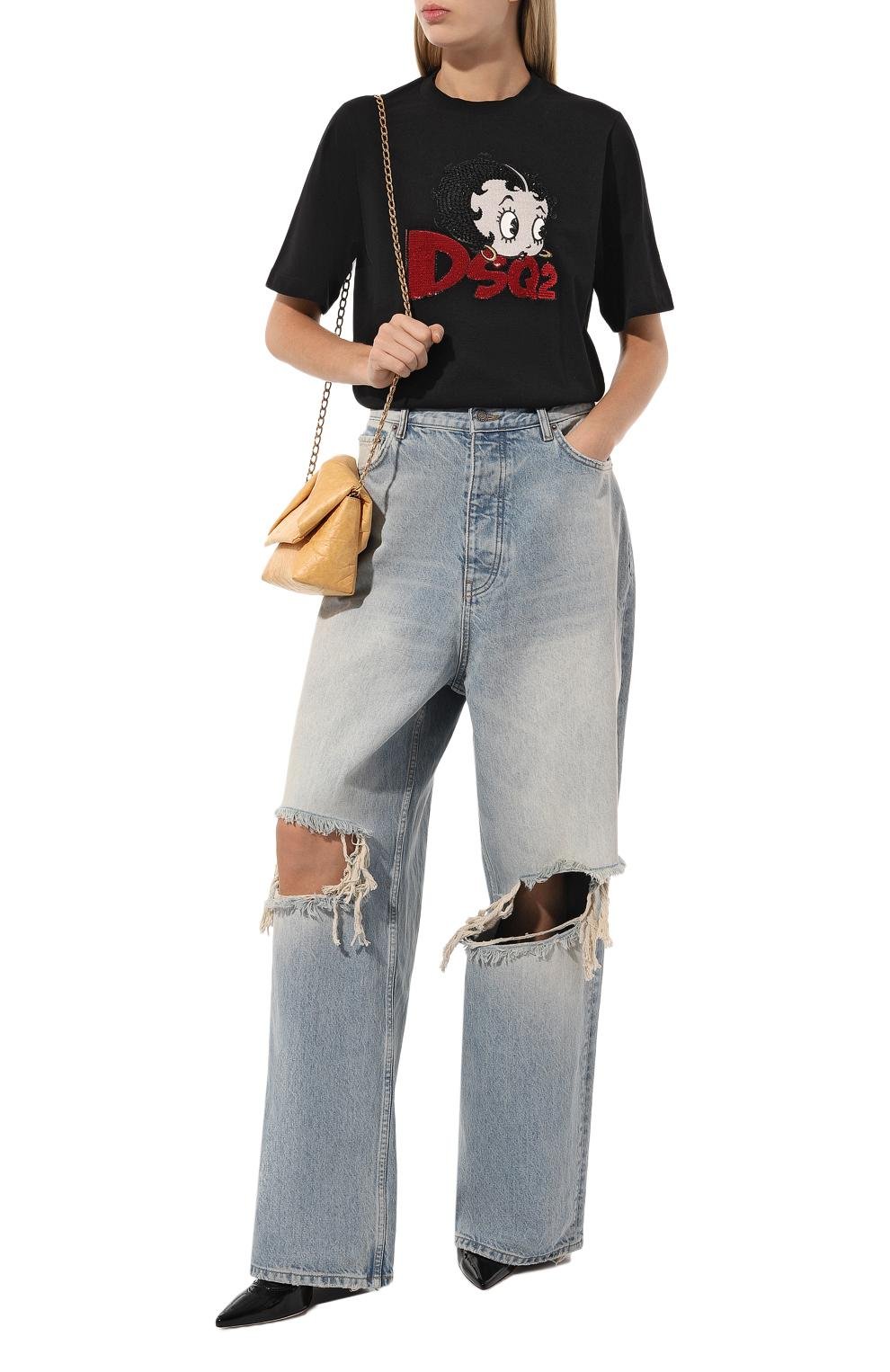 Хлопковая футболка DSQUARED2, арт. S75GD0407, фото 2