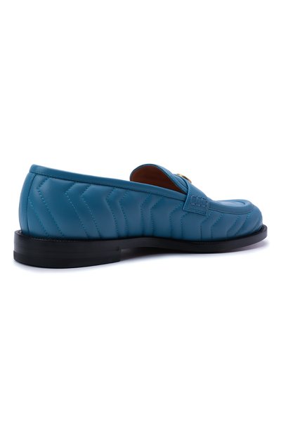 Кожаные лоферы GUCCI, арт. 673814/BK060, фото 5